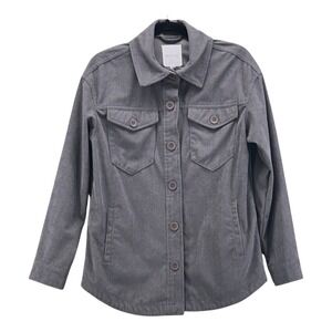 Avec Les Filles Corduroy Jacket Gray Small